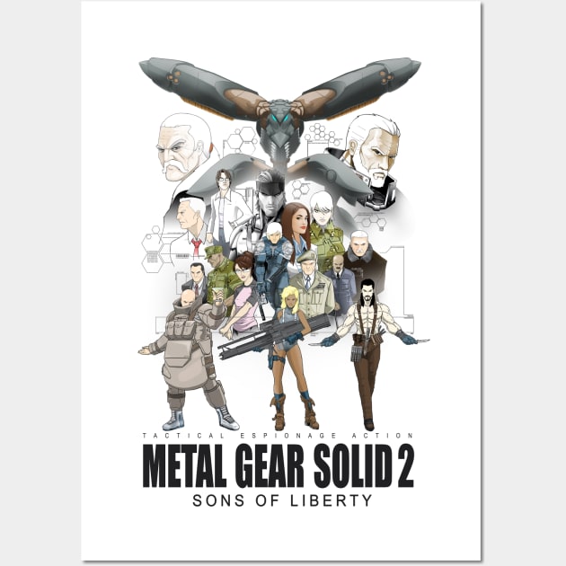 Metal Gear Solid 2: Sons of Liberty Wall Art by CoolDojoBro